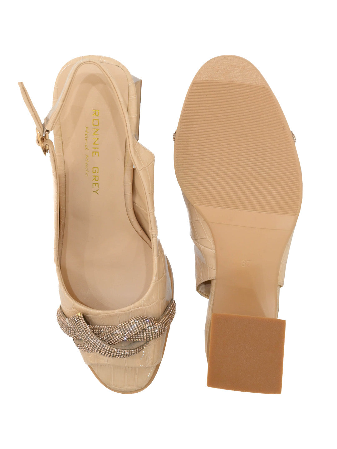 Women, Women Footwear, Beige Peep Toe