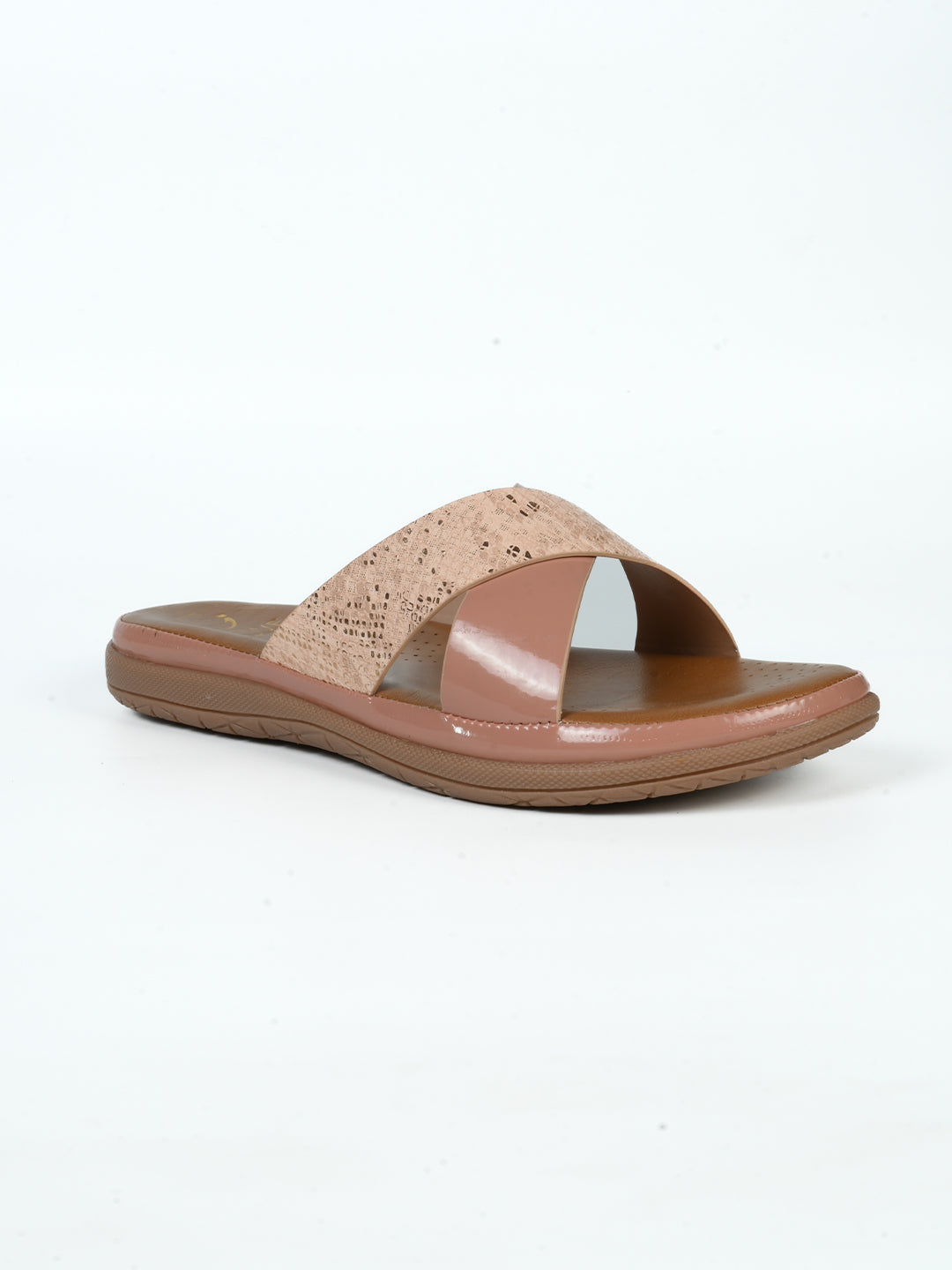 Women, Women Footwear, Pink Open Toe Flats