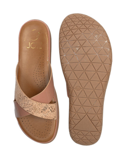 Women, Women Footwear, Pink Open Toe Flats