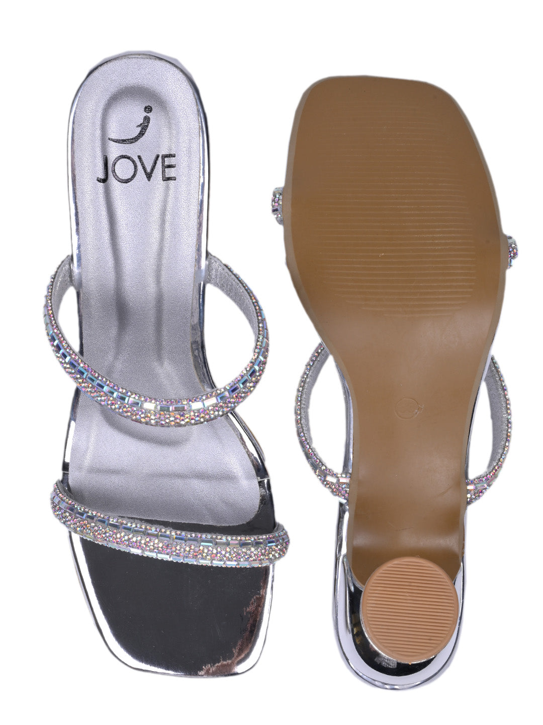 Women, Women Footwear, Silver Sandals
