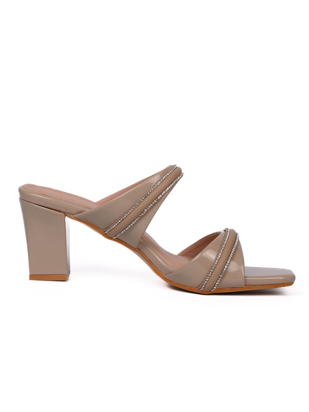 Women, Women Footwear, Khaki Sandals