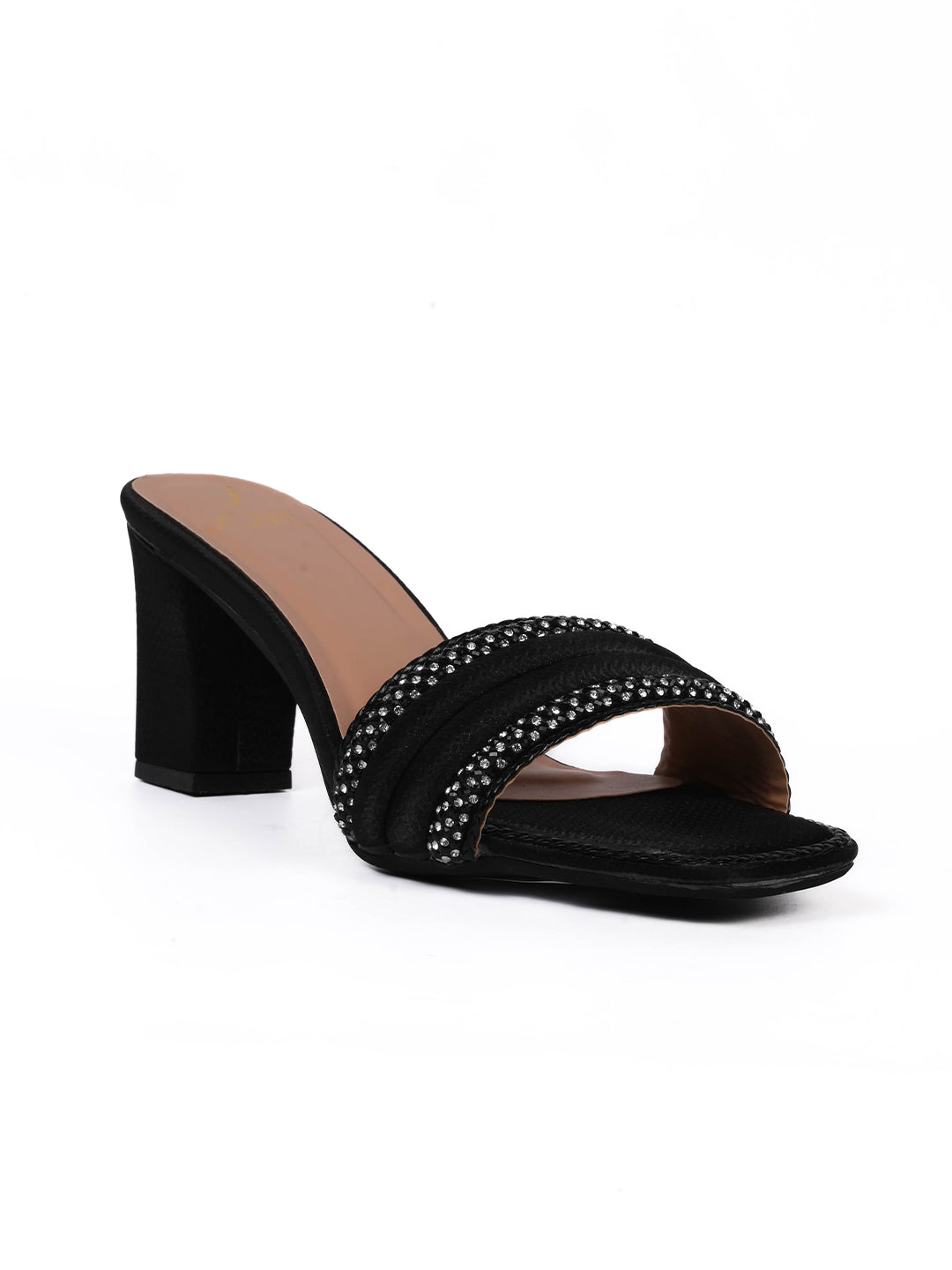Women, Women Footwear, Black Sandals
