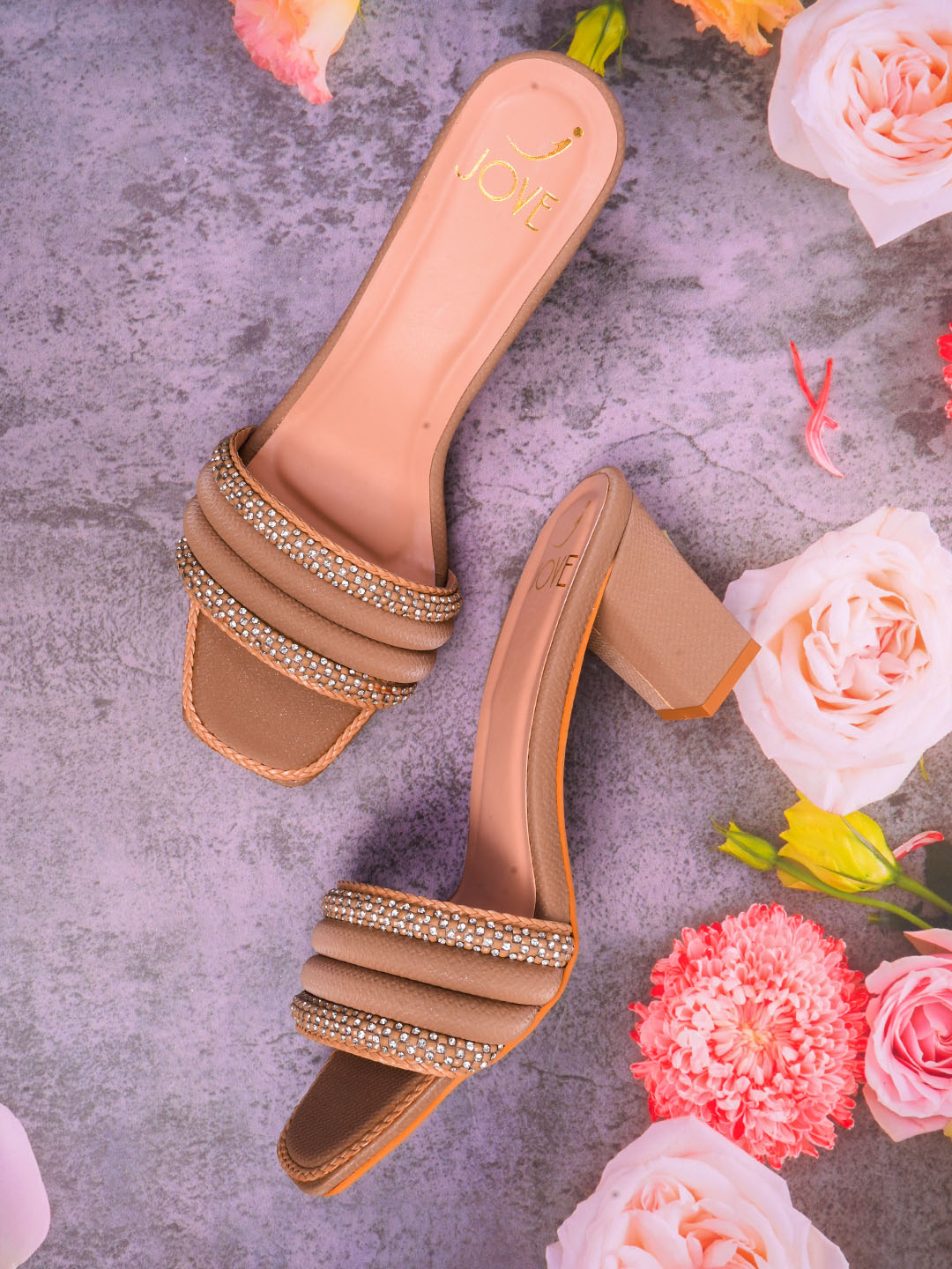 Women, Women Footwear, Khaki Sandals