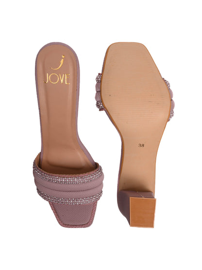 Women, Women Footwear, Lavender Sandals