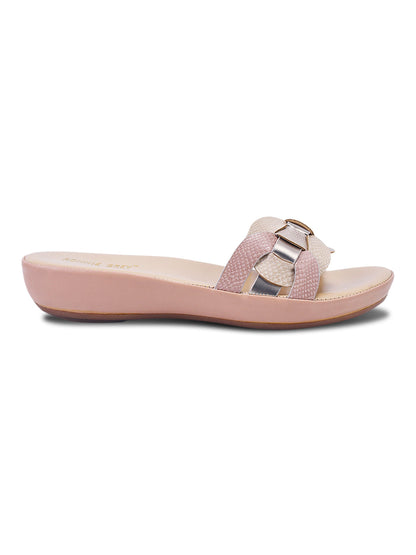 Women, Women Footwear, Beige Open Toe Flats