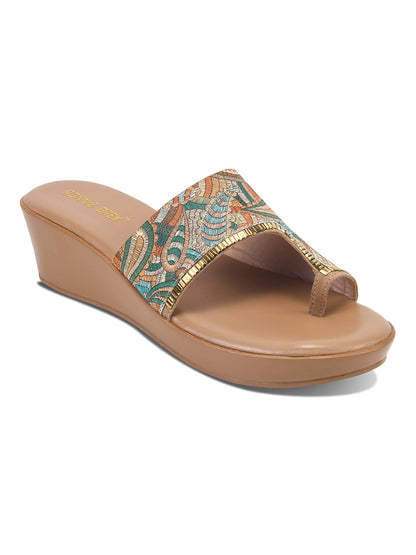 Women, Women Footwear, Beige Wedges