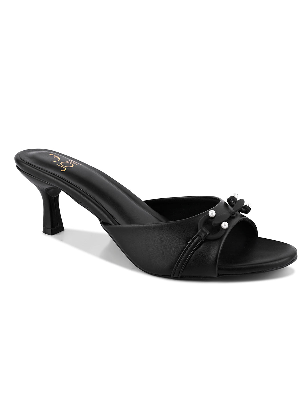 Women, Women Footwear, Black Sandals