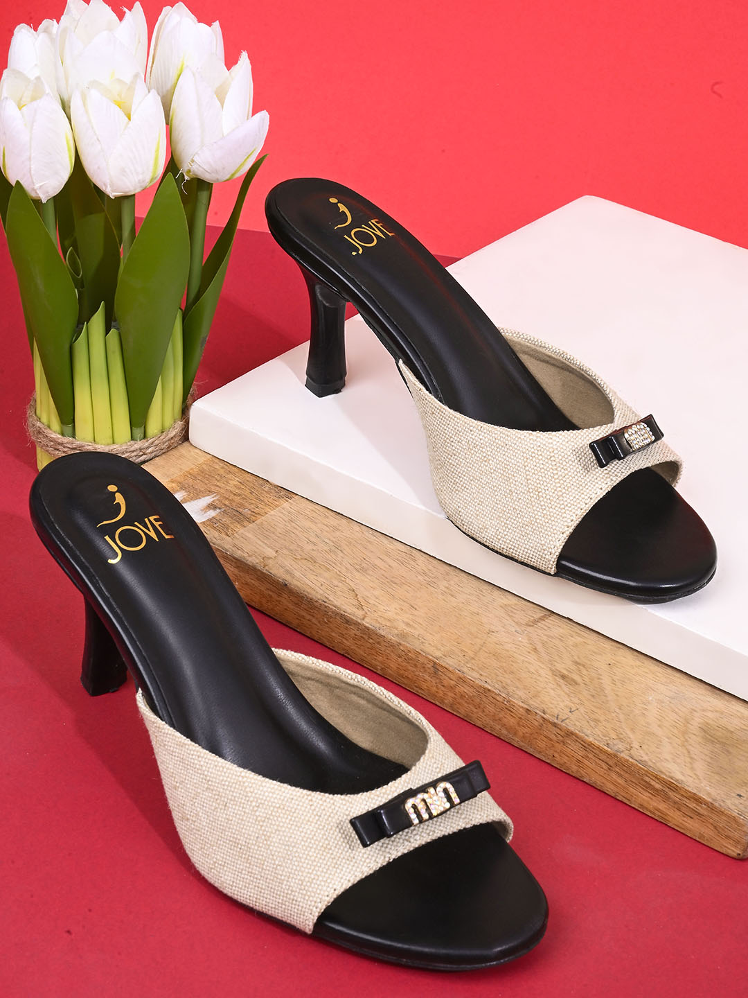 Women, Women Footwear, Black Sandals