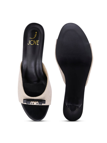 Women, Women Footwear, Black Sandals