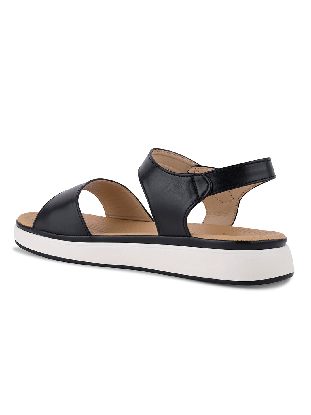 Women, Women Footwear, Black Sandals