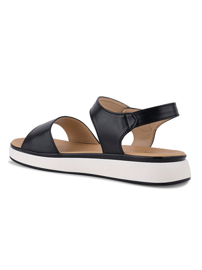 Women, Women Footwear, Black Sandals