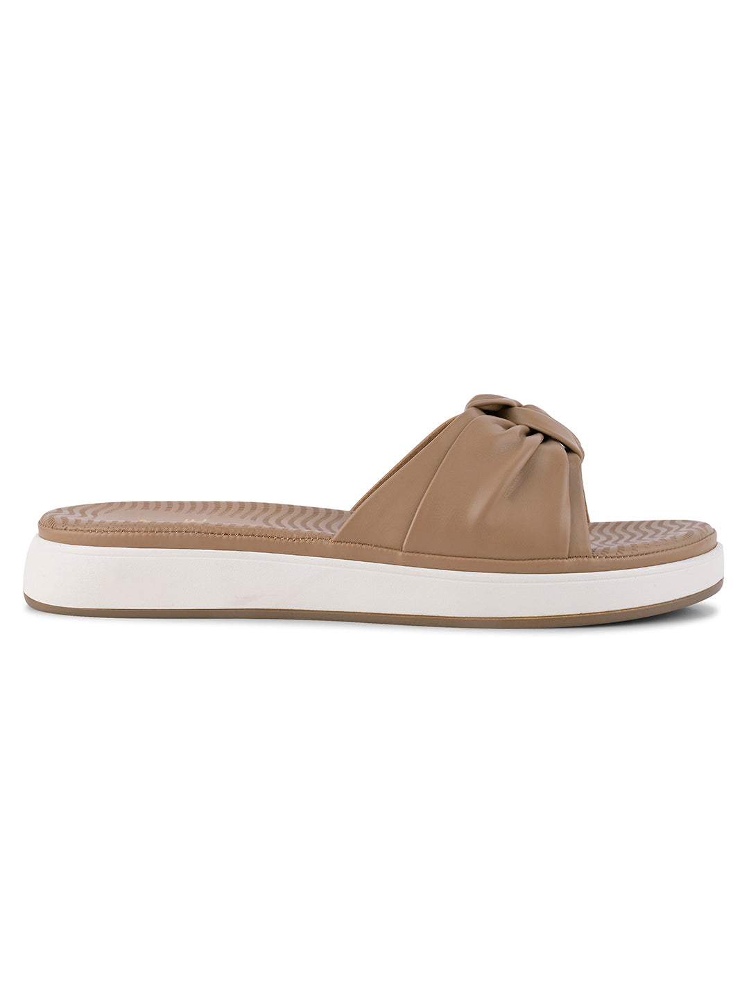 Women, Women Footwear, Beige Open Toe Flats