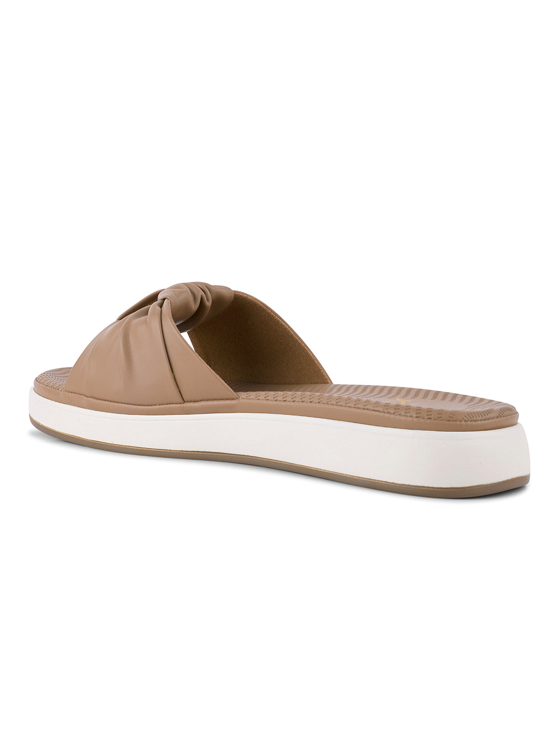 Women, Women Footwear, Beige Open Toe Flats