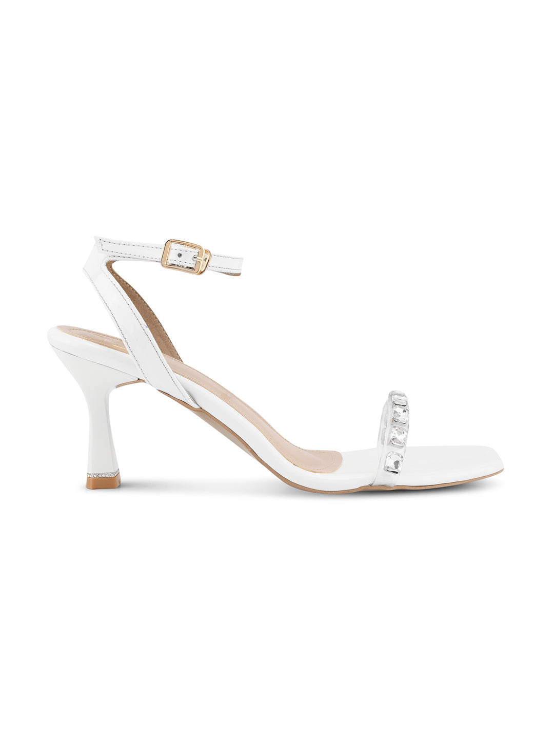 Women, Women Footwear, White sandals