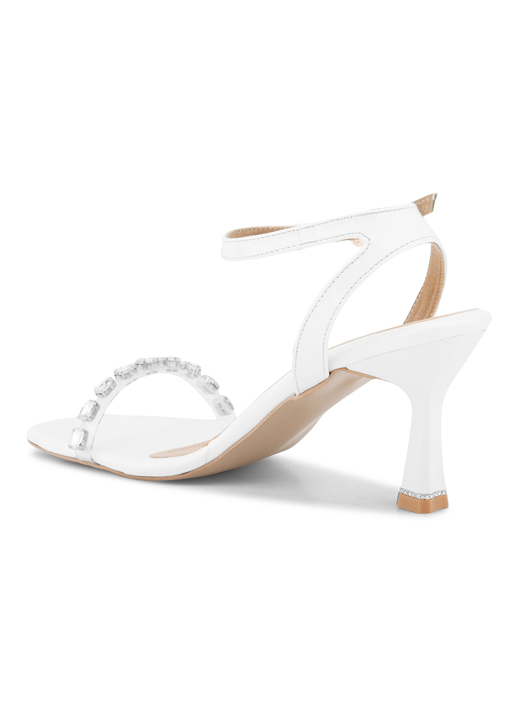 Women, Women Footwear, White sandals