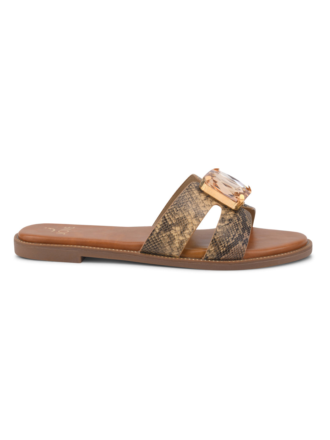 Women, Women Footwear, Brown Flats