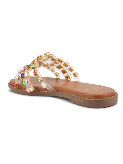 Women, Women Footwear, Multi Flats