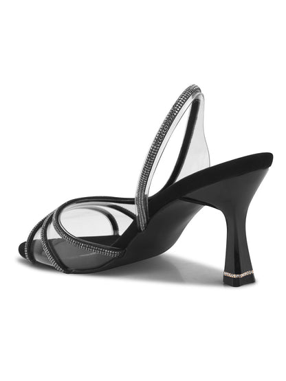Women, Women Footwear, Black sandals