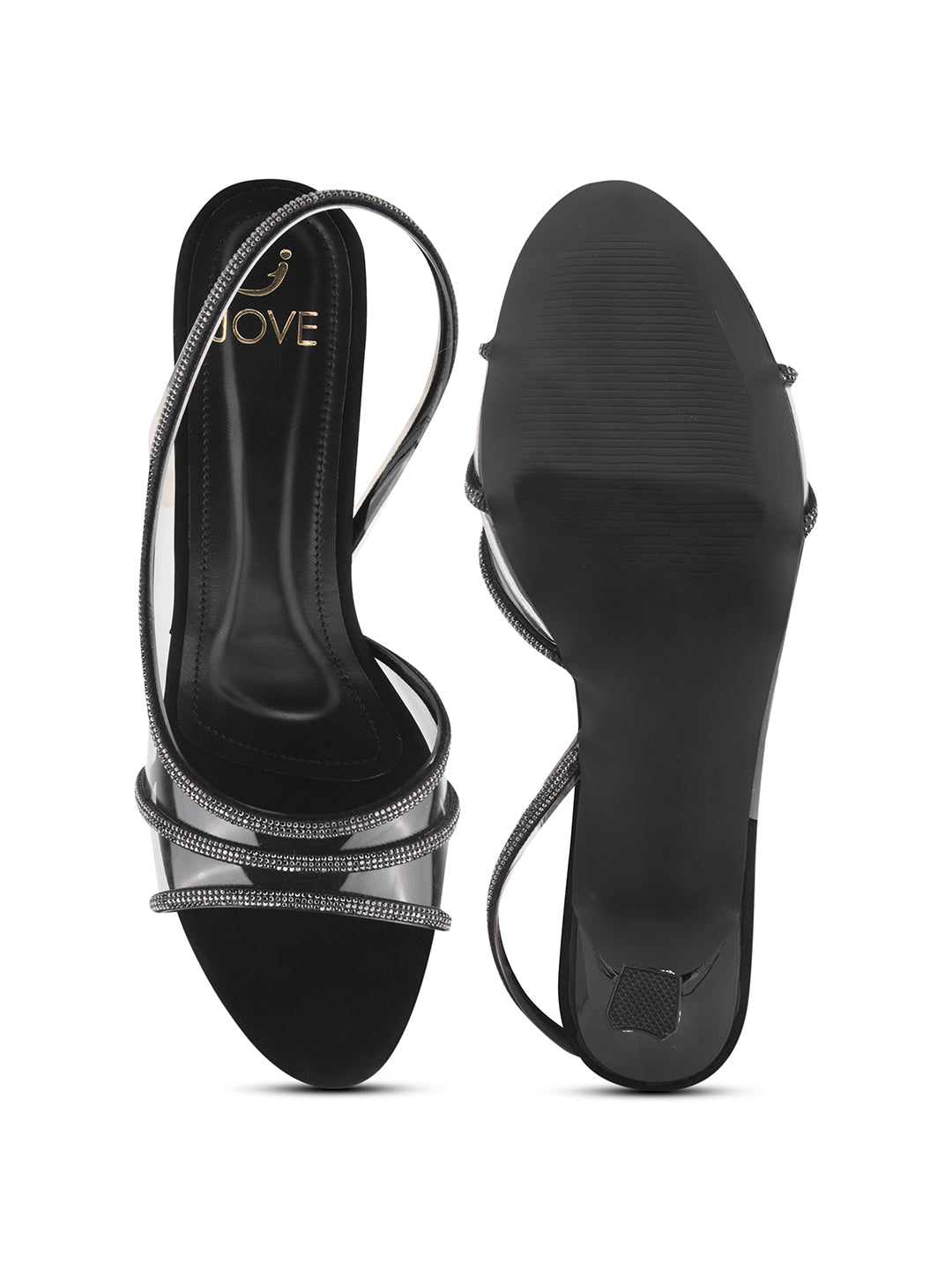 Women, Women Footwear, Black sandals
