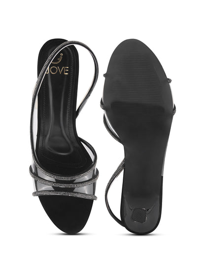 Women, Women Footwear, Black sandals