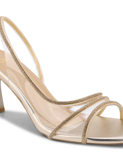 Women Gold Embellished Pumps