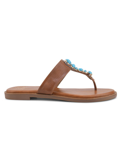 Women, Women Footwear, Tan Flats