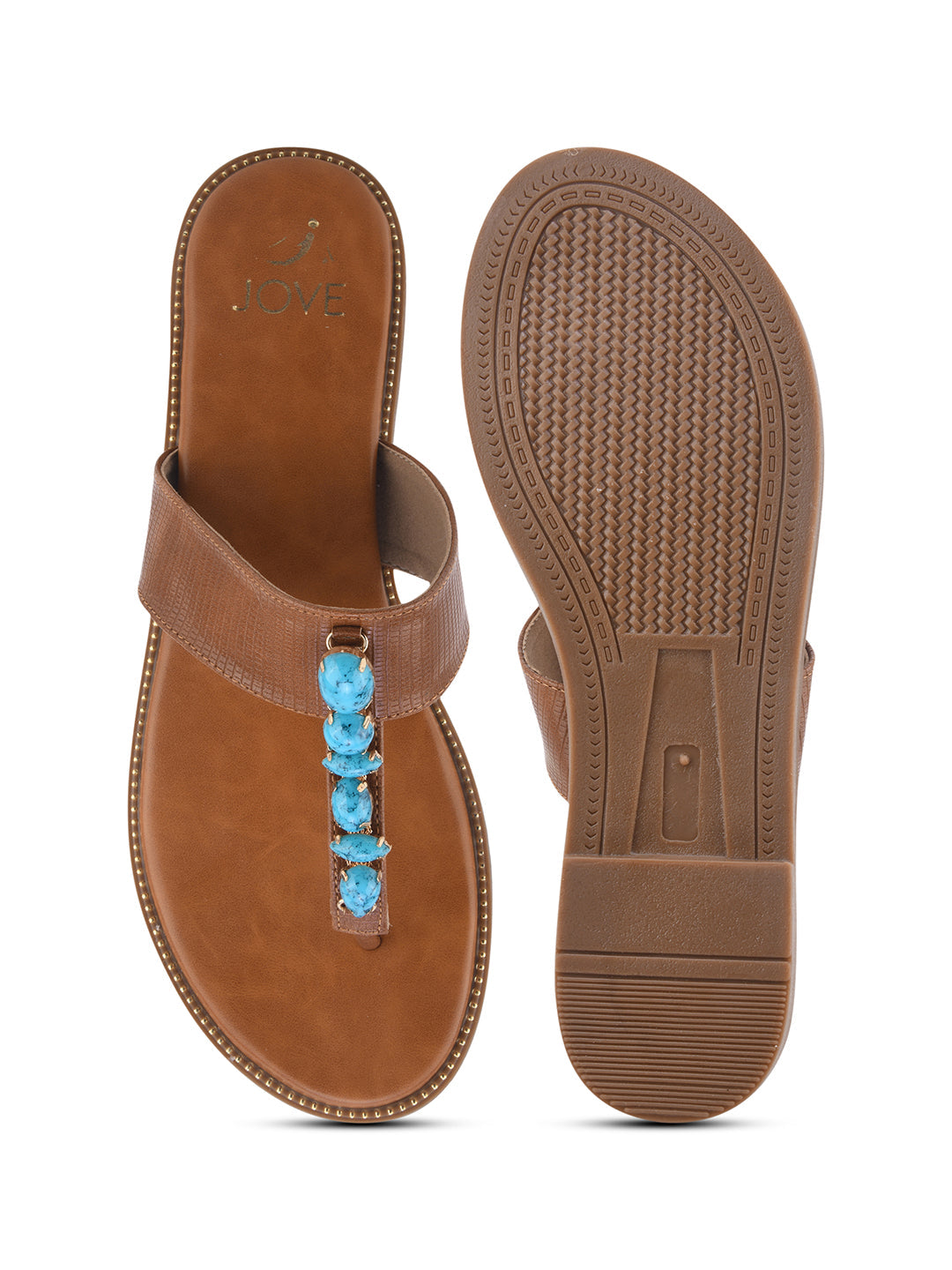 Women, Women Footwear, Tan Flats