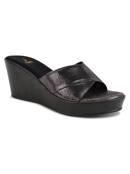 Women, Women Footwear, Grey Wedges