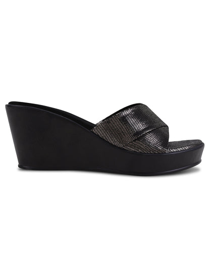 Women, Women Footwear, Grey Wedges