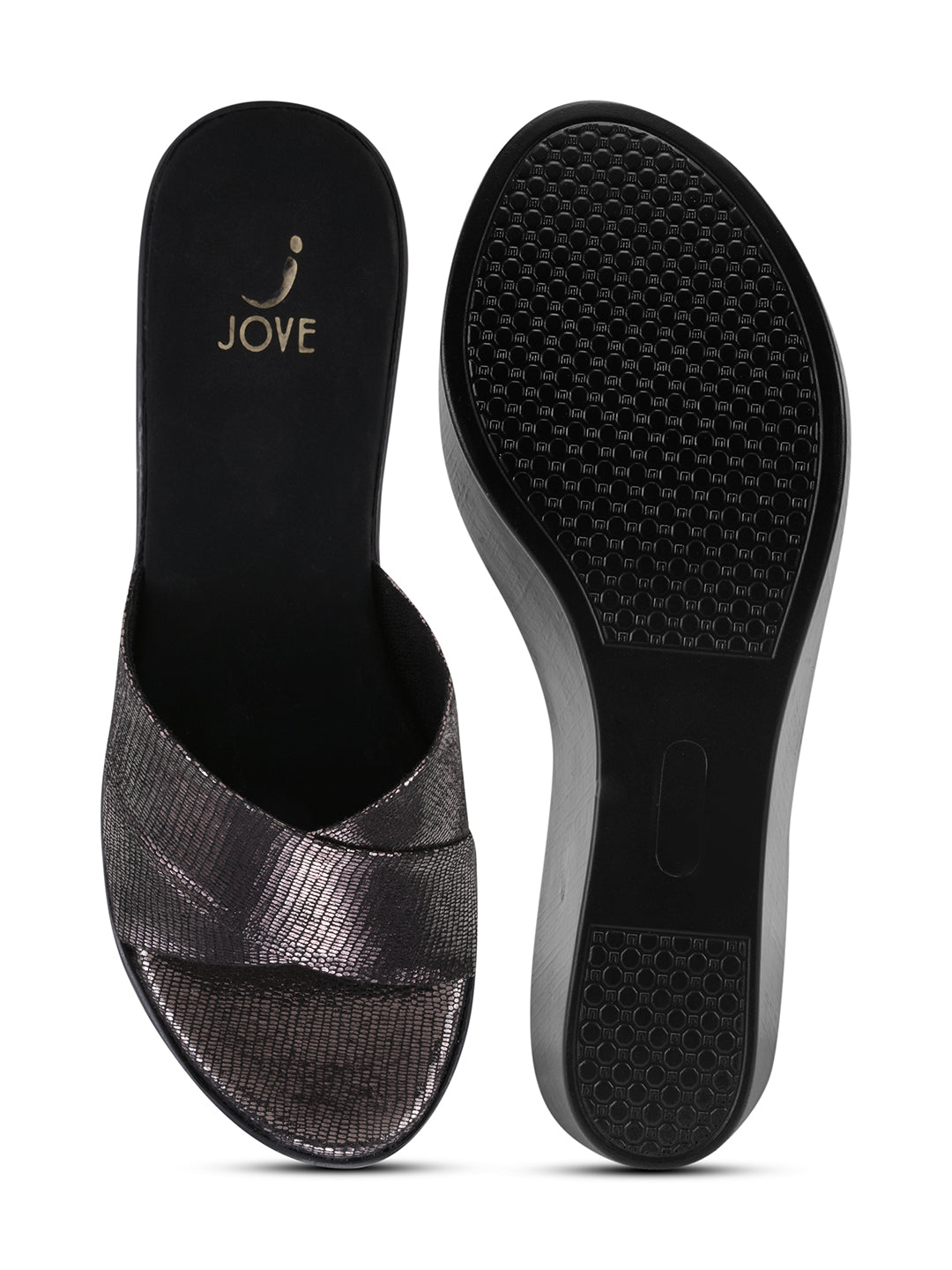 Women, Women Footwear, Grey Wedges