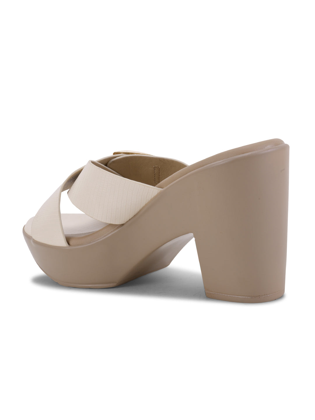 Women, Women Footwear, Cream Sandals