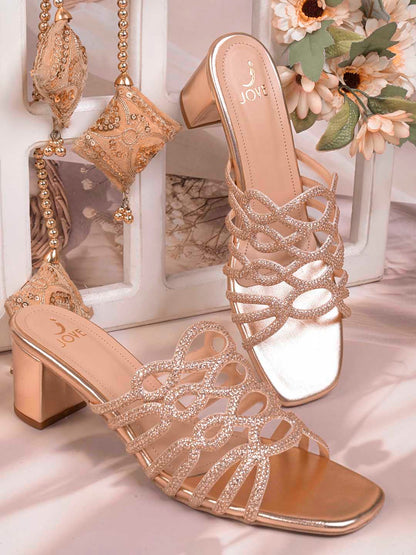 Women, Women Footwear, Copper Sandals