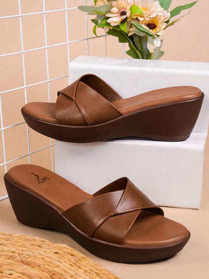 Women, Women Footwear, Tan Sandals