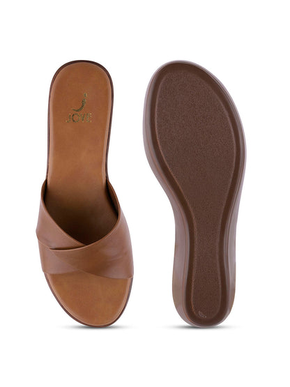 Women, Women Footwear, Tan Sandals