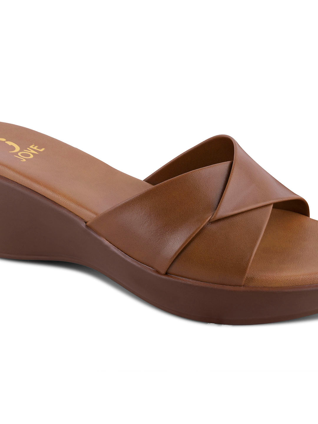 Women Tan Solid Sandals