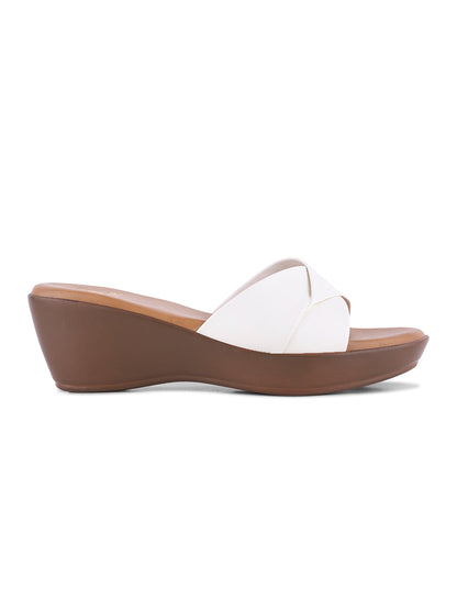 Women, Women Footwear, White Sandals