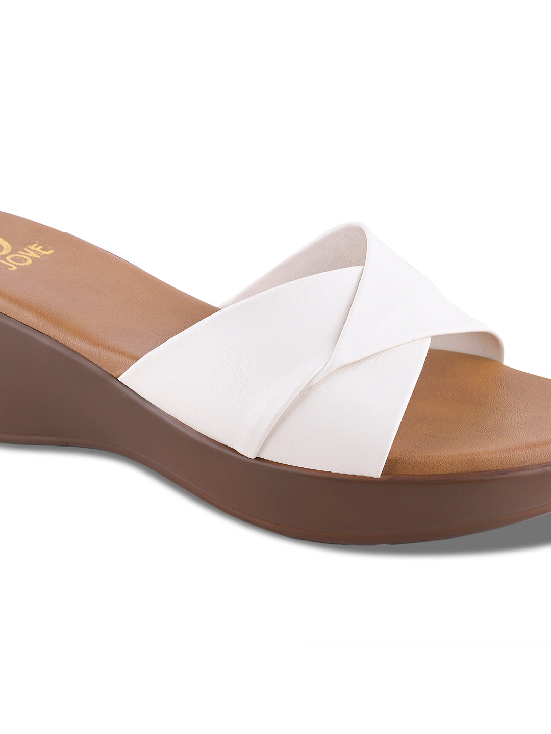 Women White Solid Sandals