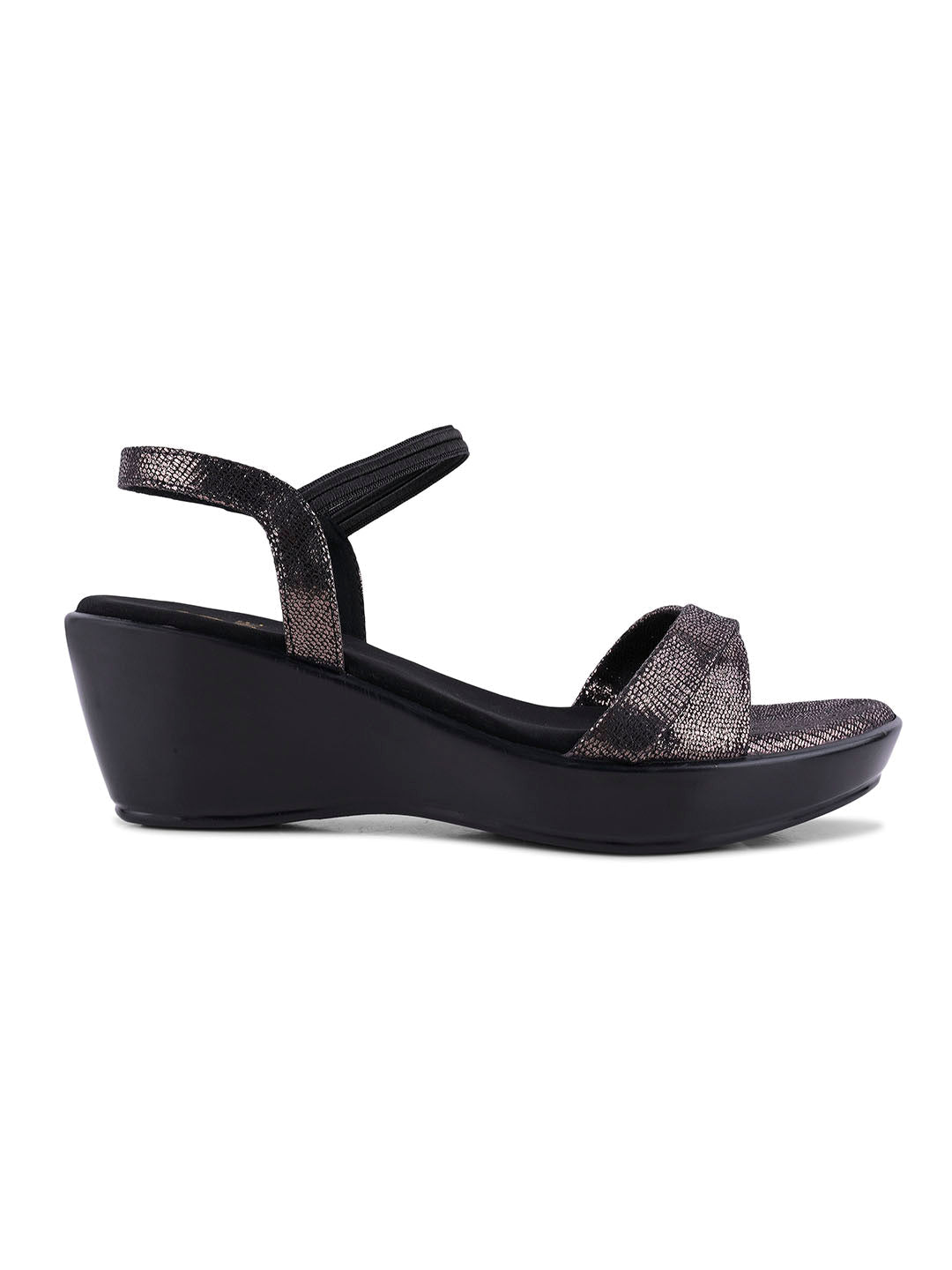 Women, Women Footwear, Black Sandals