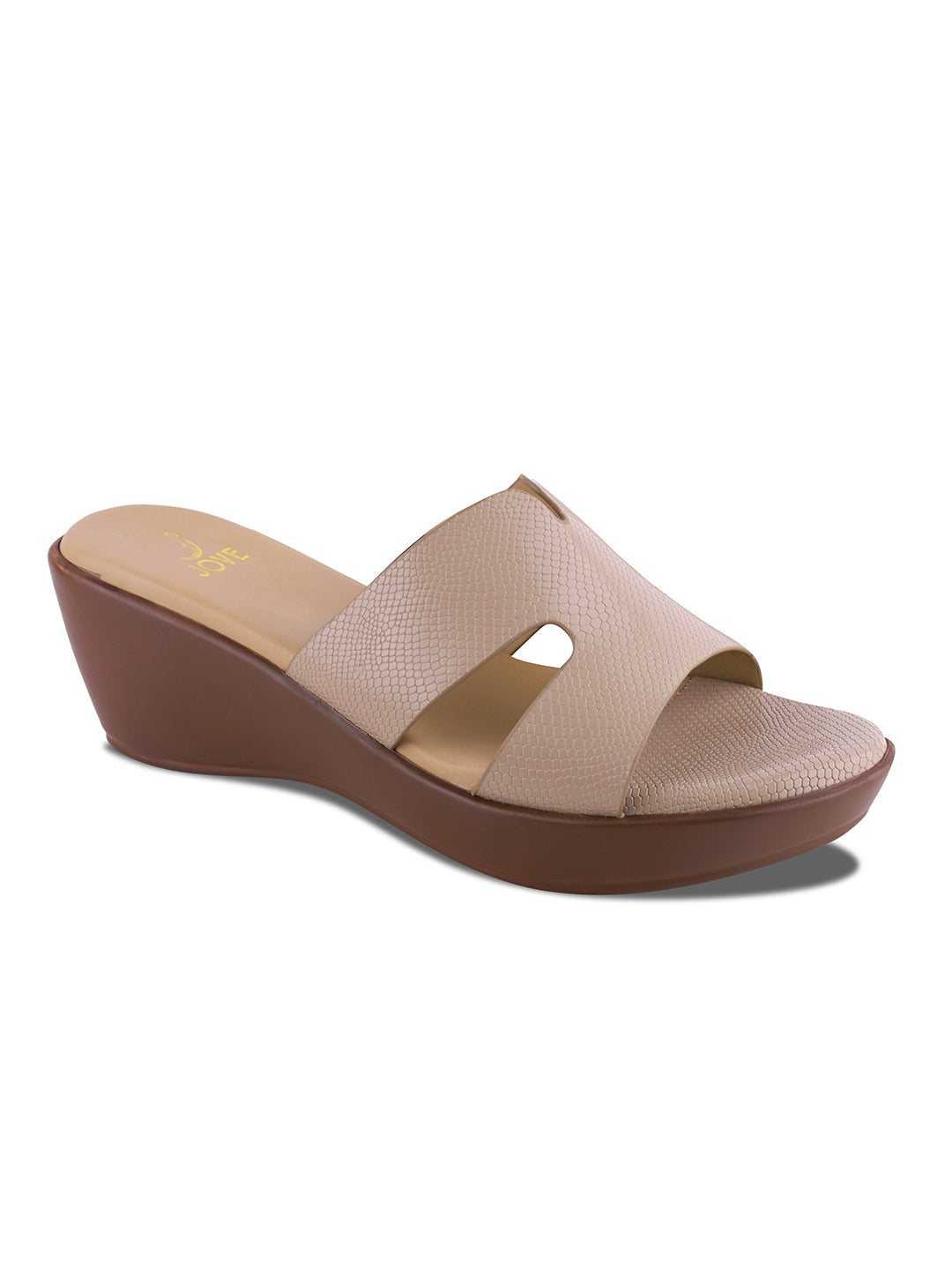 Women, Women Footwear, Beige Wedges