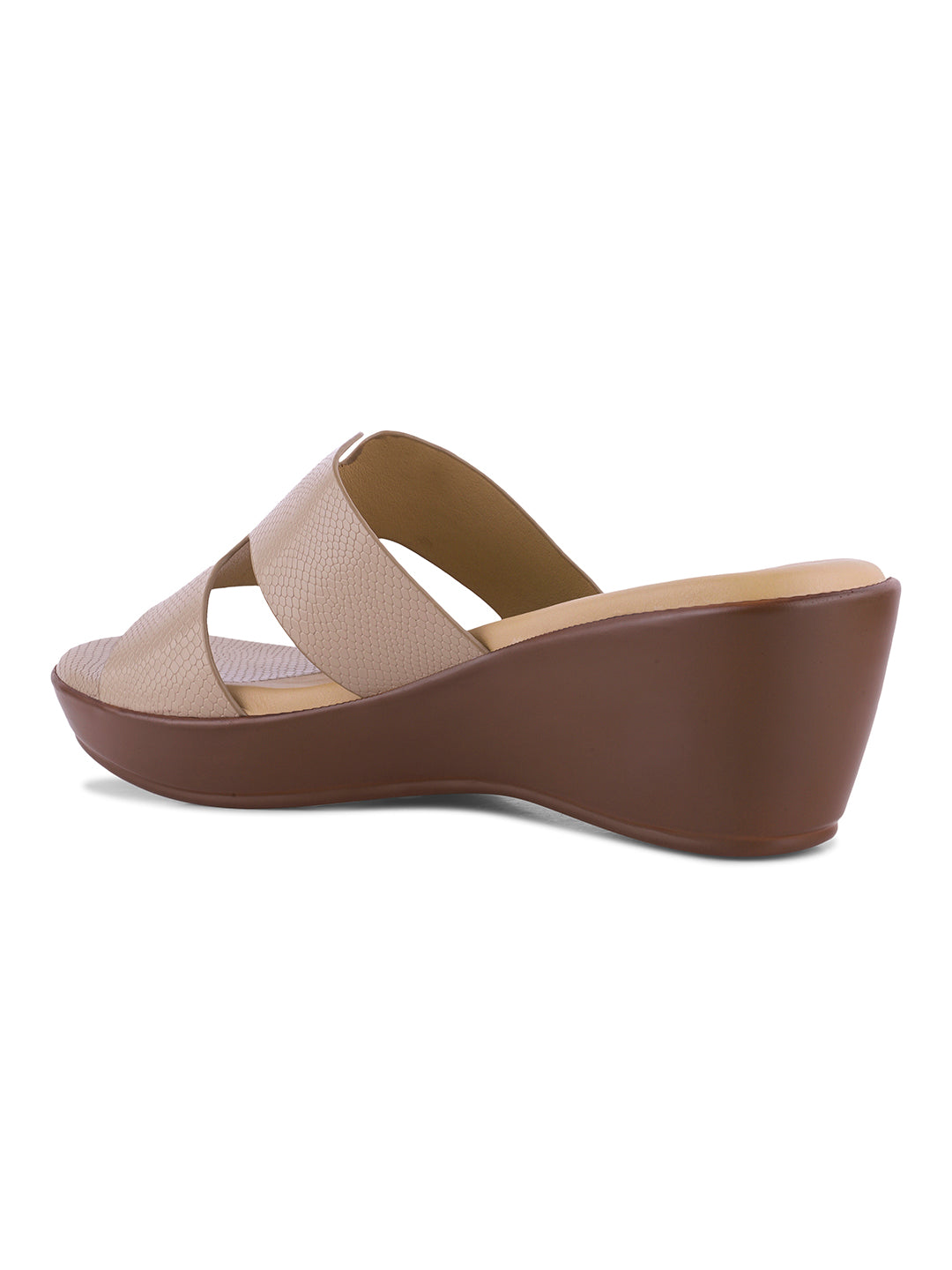 Women, Women Footwear, Beige Wedges