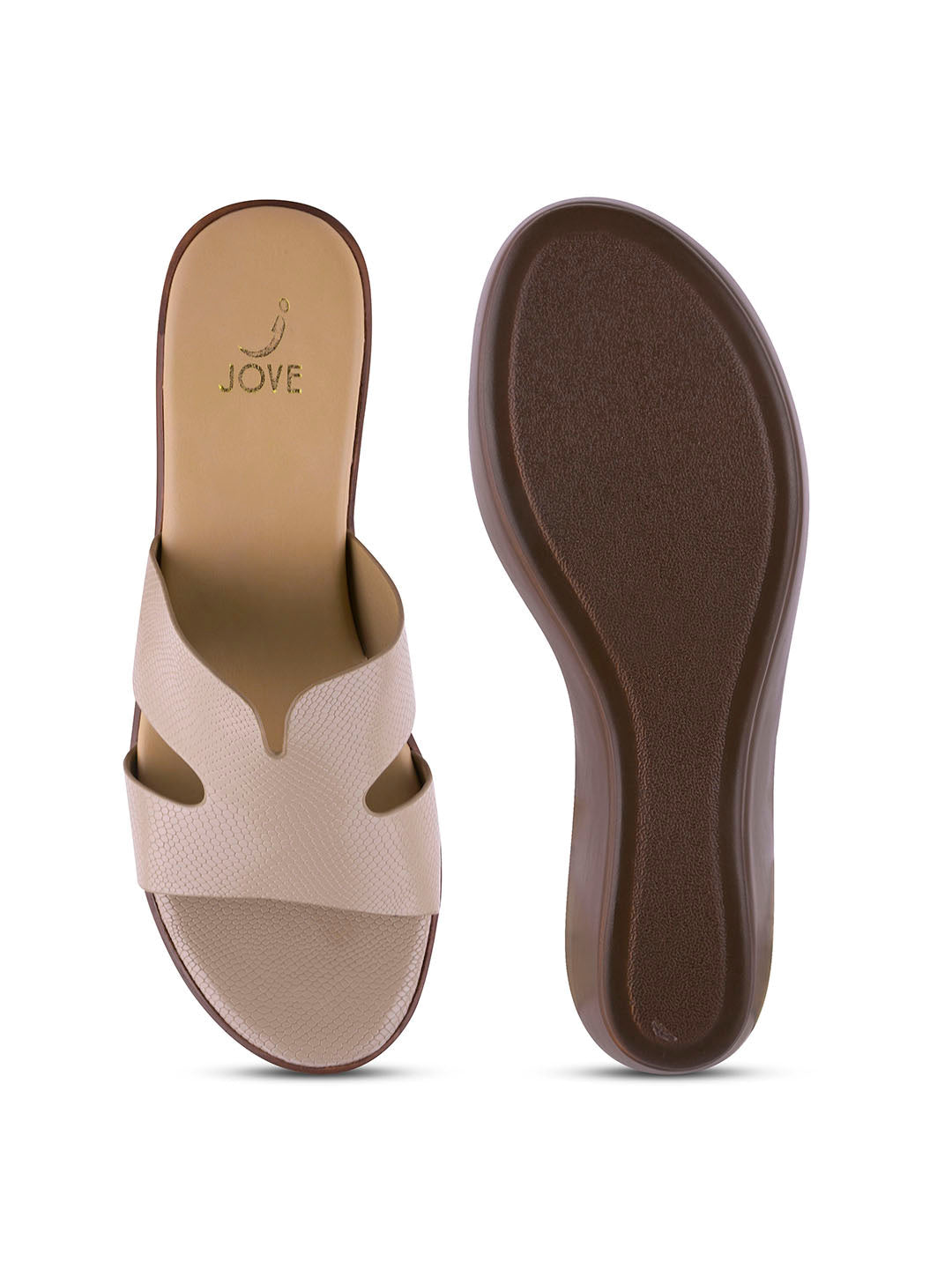 Women, Women Footwear, Beige Wedges