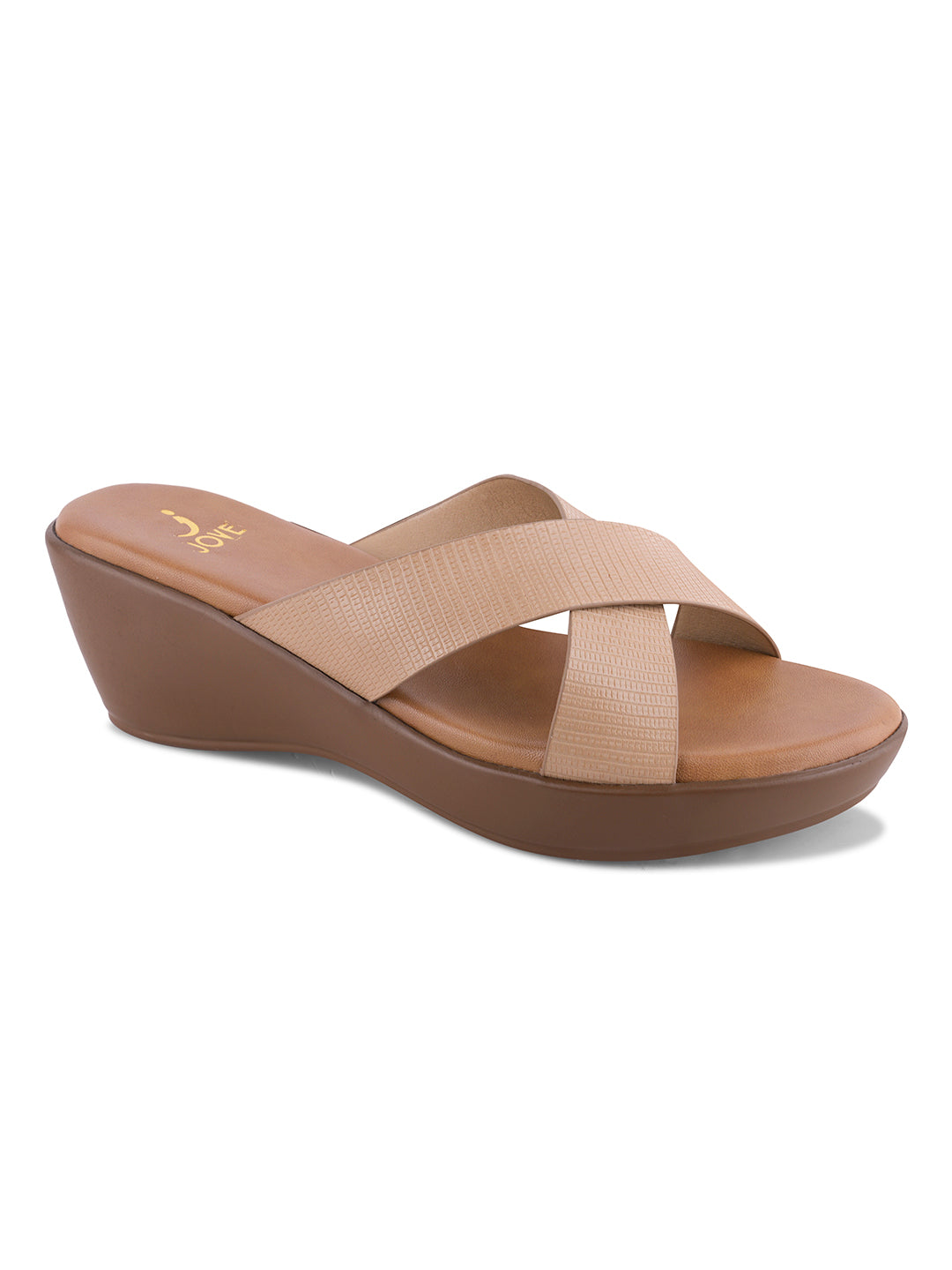 Women, Women Footwear, Beige Wedges