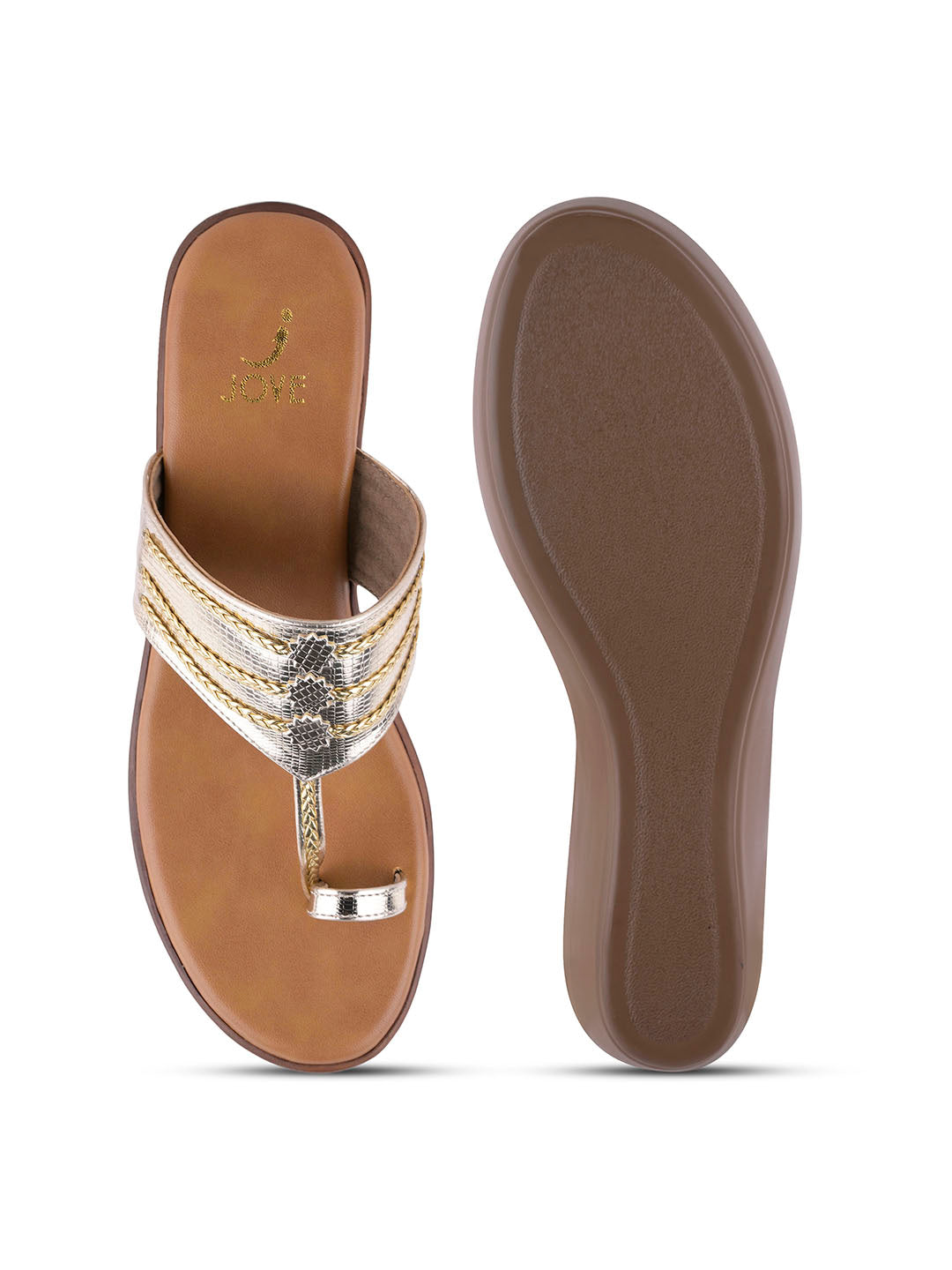 Women, Women Footwear, Gold Wedges