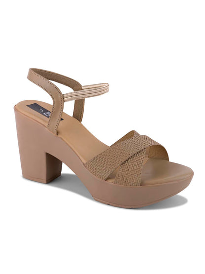 Women, Women Footwear, Beige Sandals