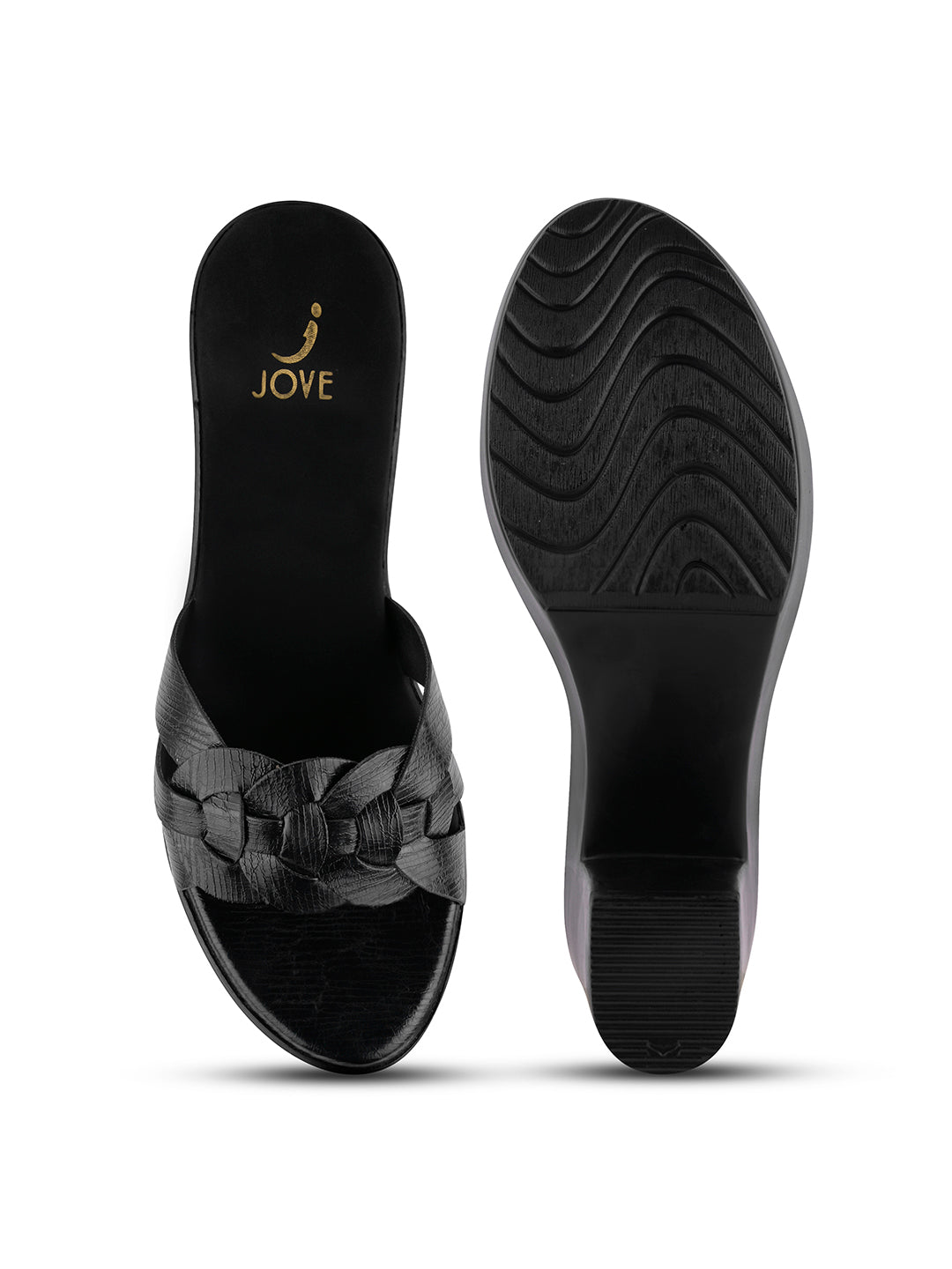 Women, Women Footwear, Black Sandals
