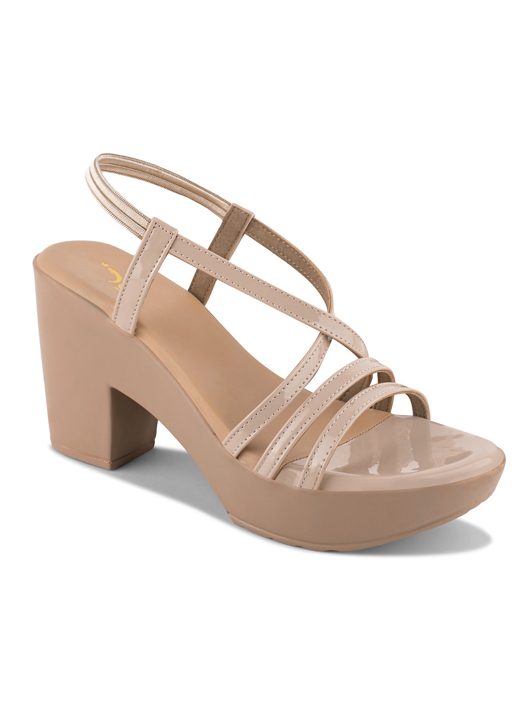 Women, Women Footwear, Beige Sandals