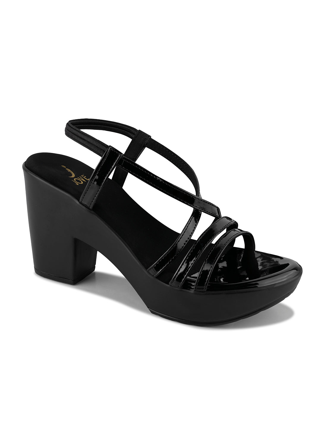 Women, Women Footwear, Black Sandals
