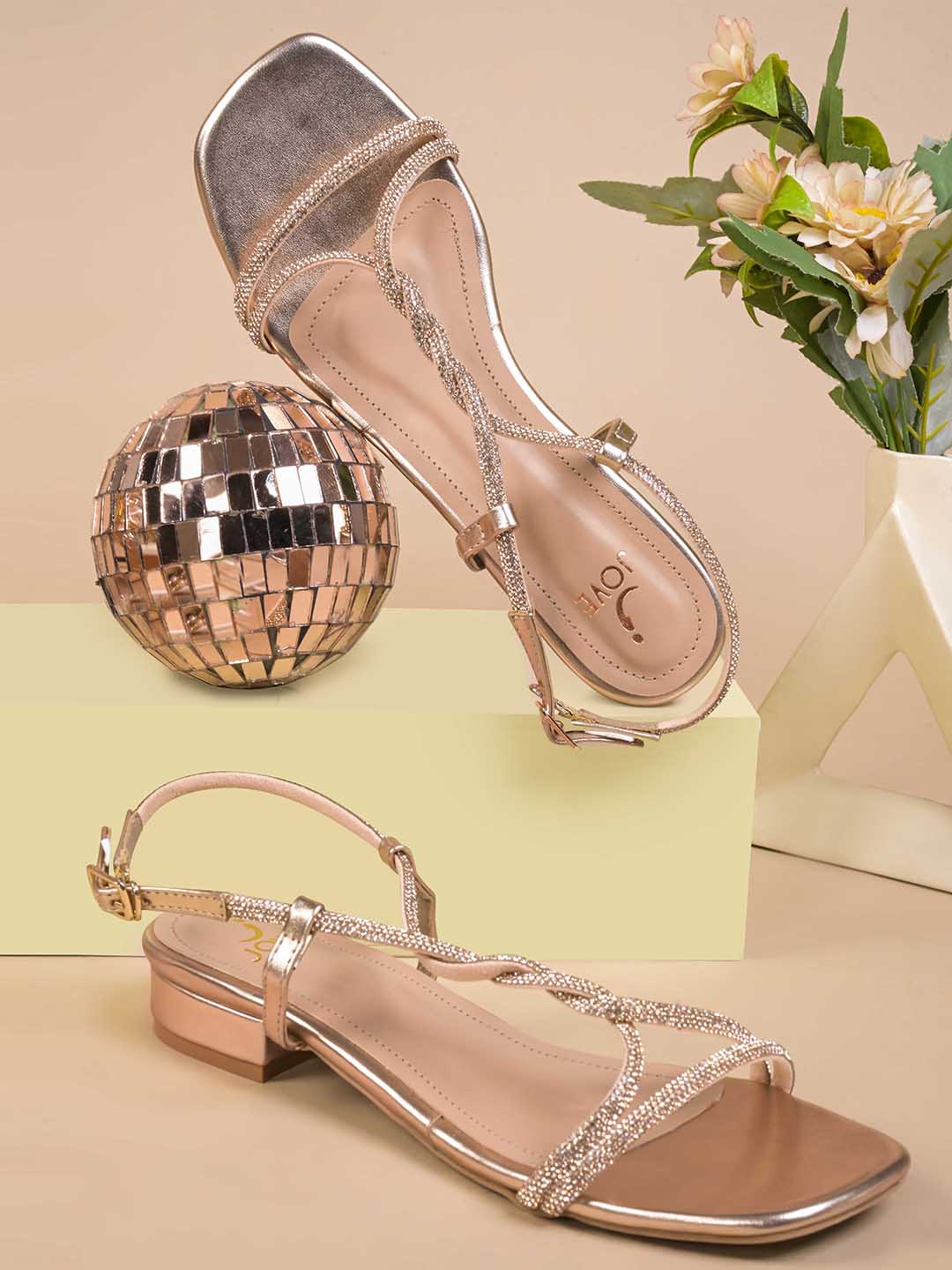 Women, Women Footwear, Copper Sandals