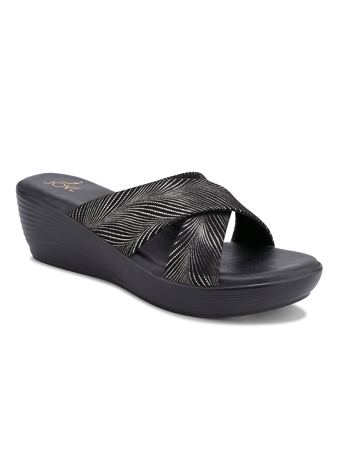 Women, Women Footwear, Gold Wedges