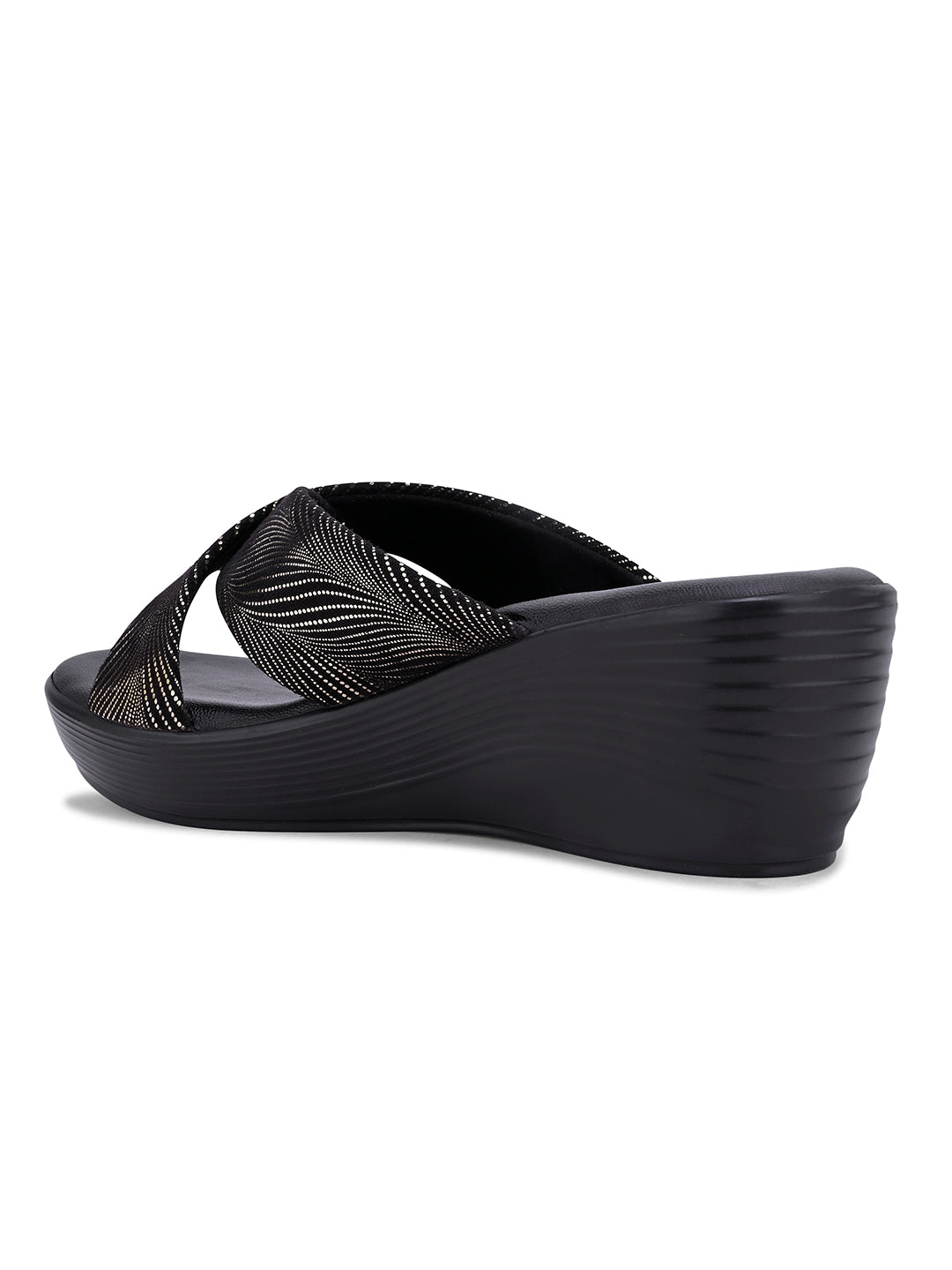 Women, Women Footwear, Gold Wedges